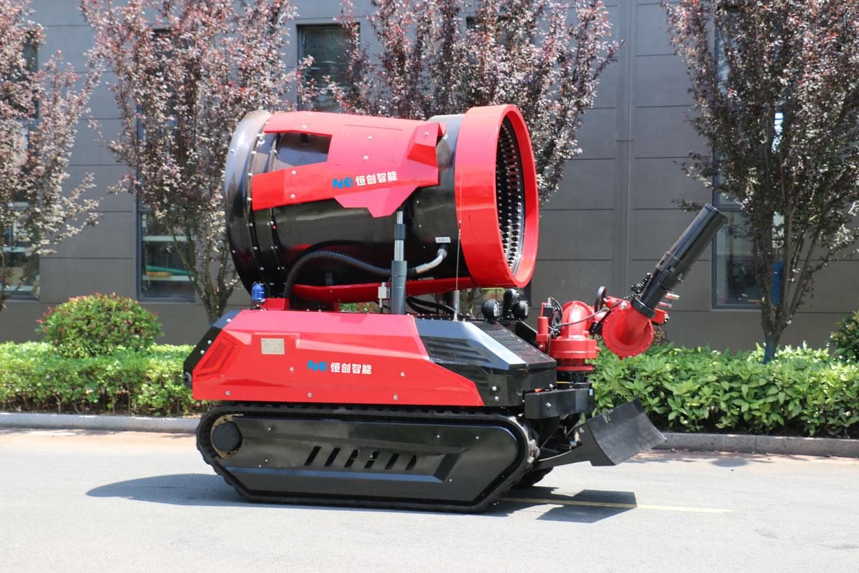 兩驅(qū)排煙滅火機器人