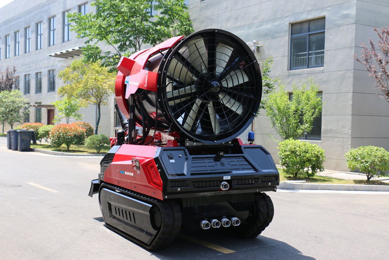 兩驅(qū)排煙滅火機器人