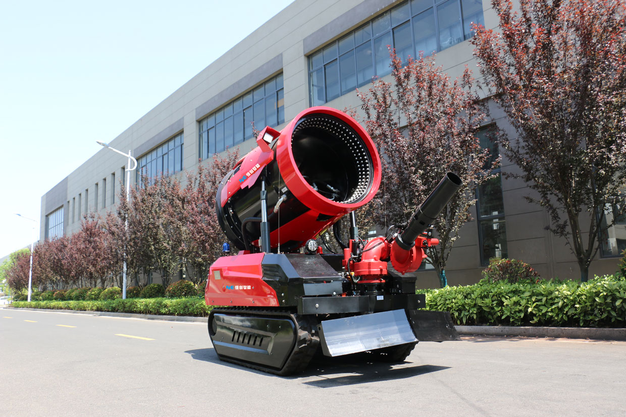 兩驅(qū)排煙滅火機器人